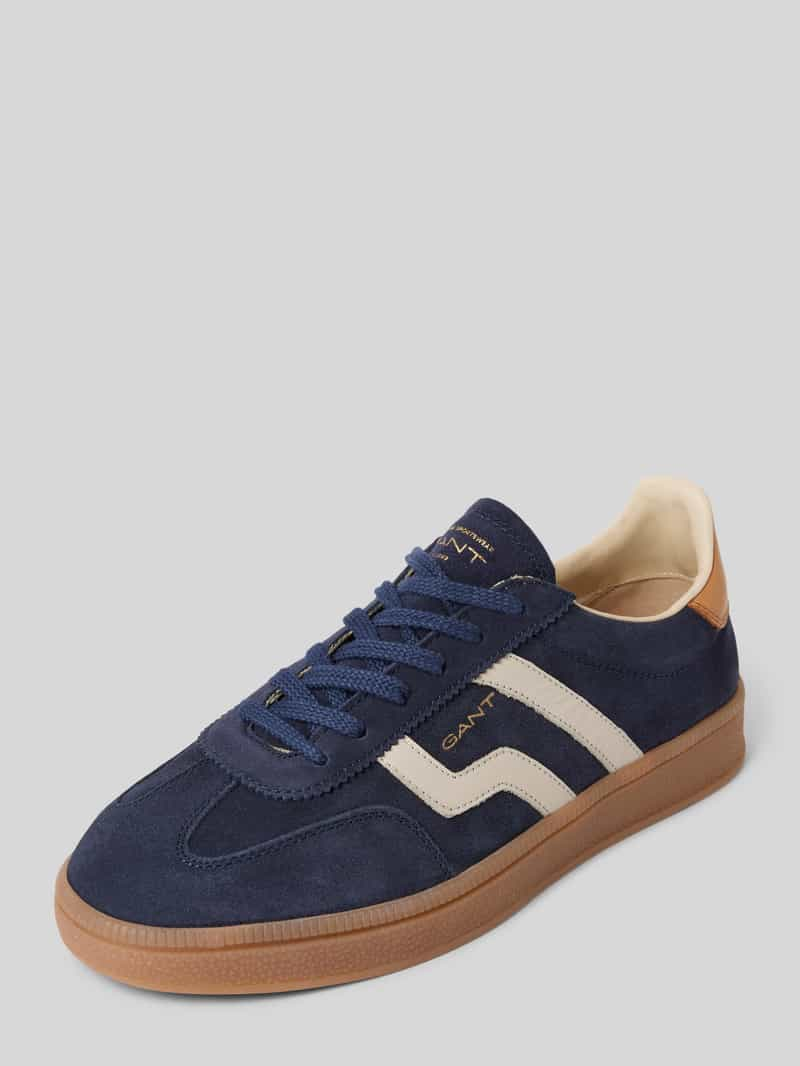 Gant Sneakers van leer met labelstitching, model 'Cuzima'