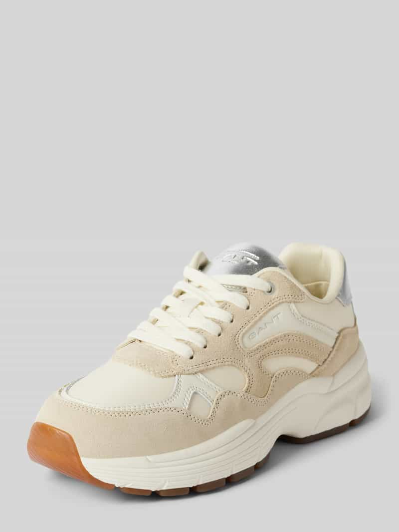 Gant Leren sneakers met labeldetails, model 'Neuwill''