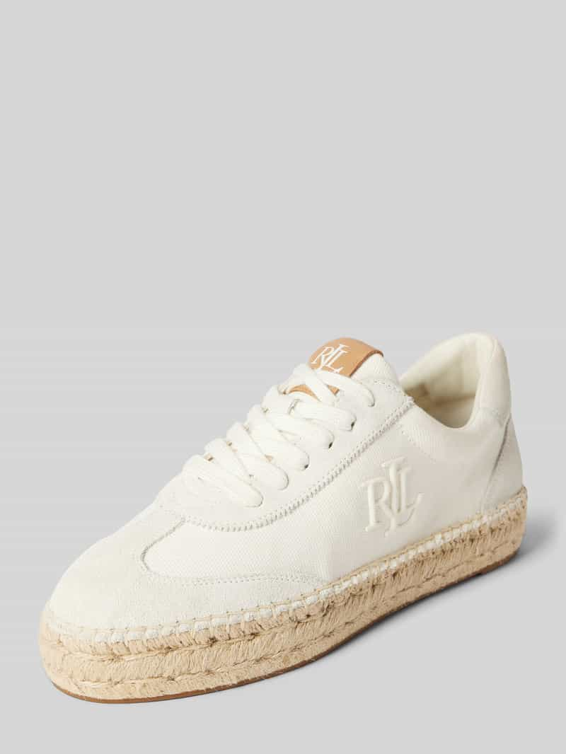 Lauren Ralph Lauren Sneakers met labeldetails, model 'LUIZE'