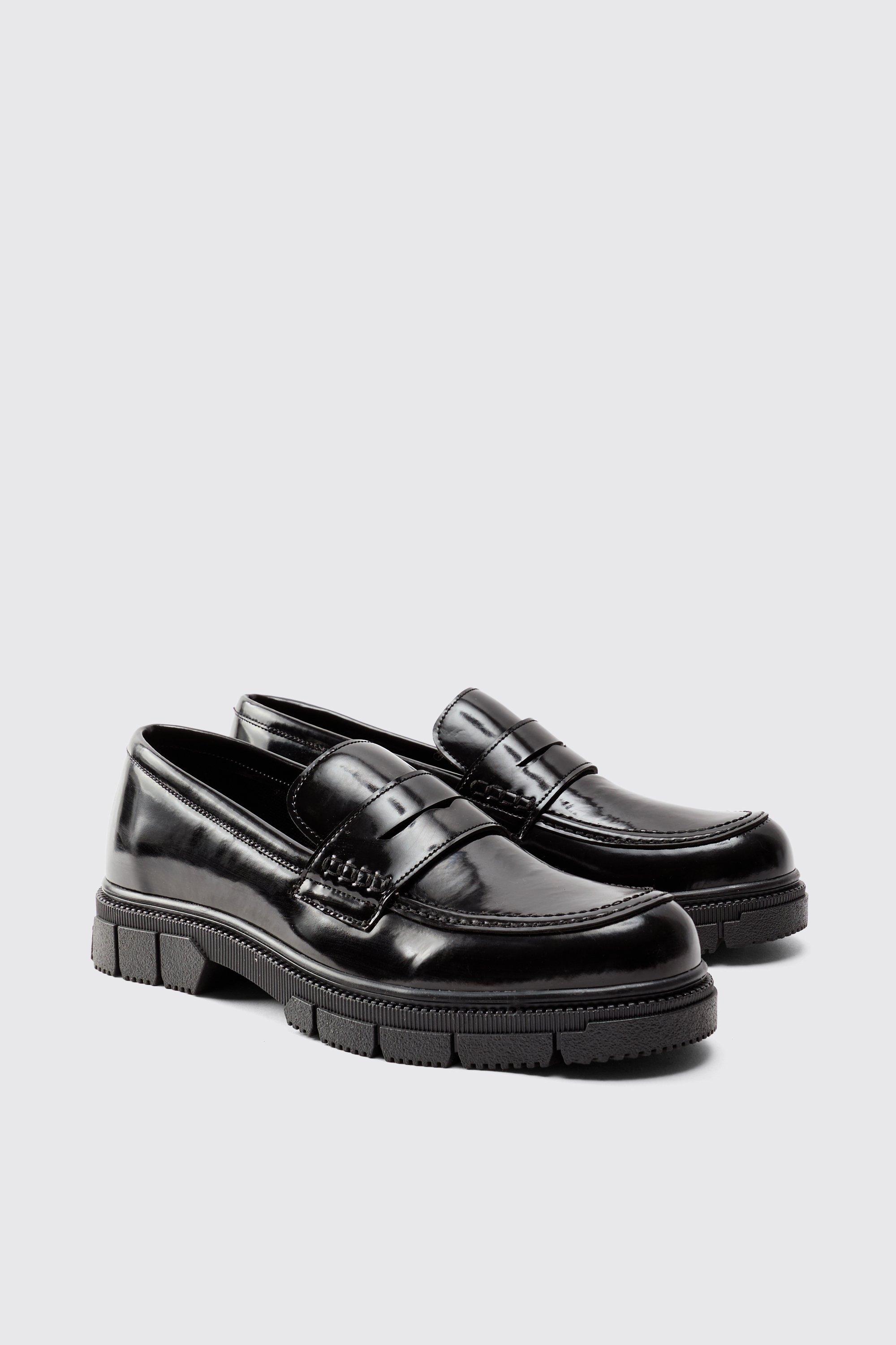 Boohoo Loafers Met Zool, Black