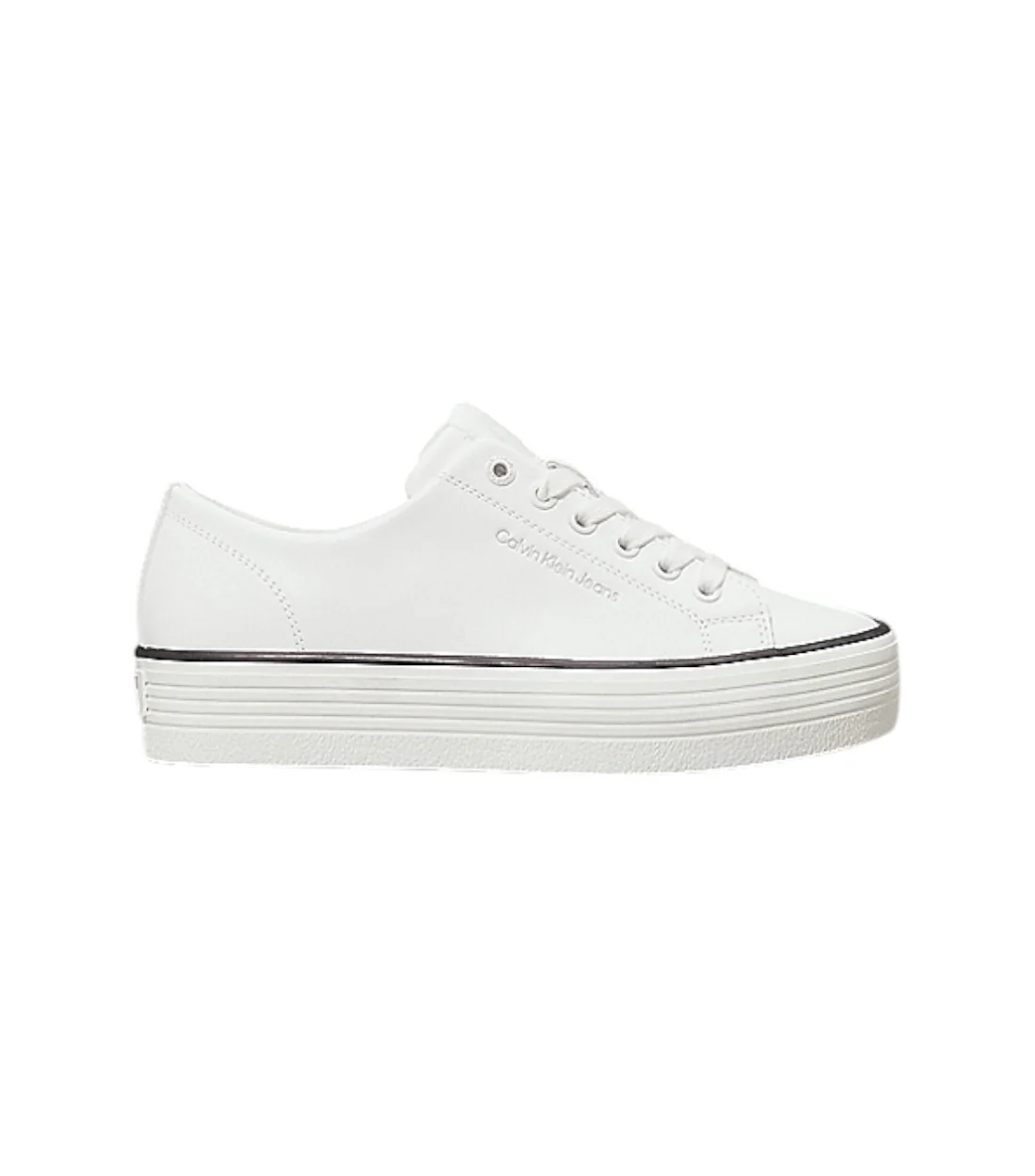 Calvin Klein Leren plateau sneaker