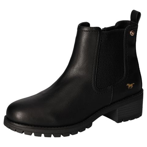 Mustang Shoes Chelsea-boots enkellaars, hakken, met zijstretch