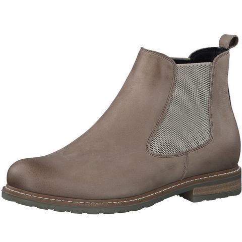 Tamaris Chelsea-boots hakken, enkellaars, zakelijke schoen, instaplaarzen, aantrek-lus