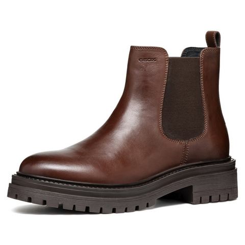 Geox Chelsea-boots D IRIDEA B Chunky laarzen, plateau enkellaars met modieuze blokhak