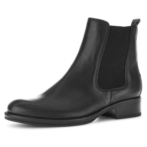 Gabor Chelsea-boots blokhak, business schoen, enkellaars met optifit verwisselbaar voetbed