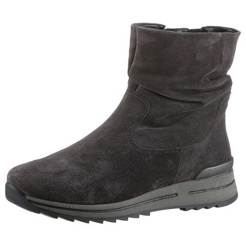 Ara Boots zonder sluiting OSAKA enkellaars, wedge hak, casual laarzen in comfort breedte h = zeer breed