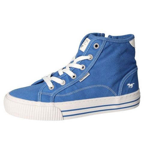 Mustang Shoes Hoge veterschoenen High-Top-Sneaker, Vrijetijdsschoen, plateau, high top-sneaker, vrijetijdsschoen met binnenrits