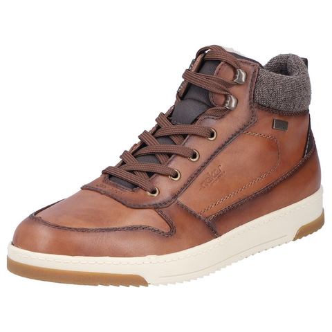 Rieker Winterlaarzen high top sneaker, veterschoenen met tex-membraan