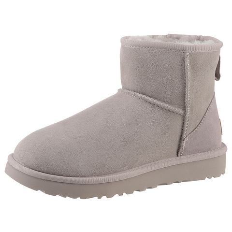 UGG Winterlaarzen Classic Mini 2 snowboots, winterlaarzen, instaplaarzen met lamsvacht, smalle breedte