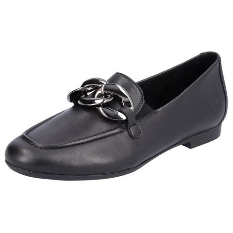 Remonte Loafers Slipper, business schoen met opvallende sierketting