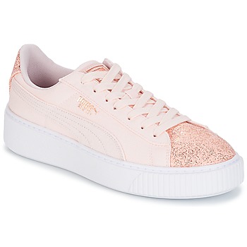 Puma Lage Sneakers  BASKET PLATFORM CANVAS W'S