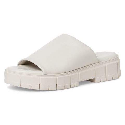 Tamaris Slippers platform, summer shoe, slippers in monochrome look