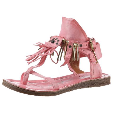 A.S.98 Sandalen RAMOS zomerschoen, sandaal met modieuze franjes