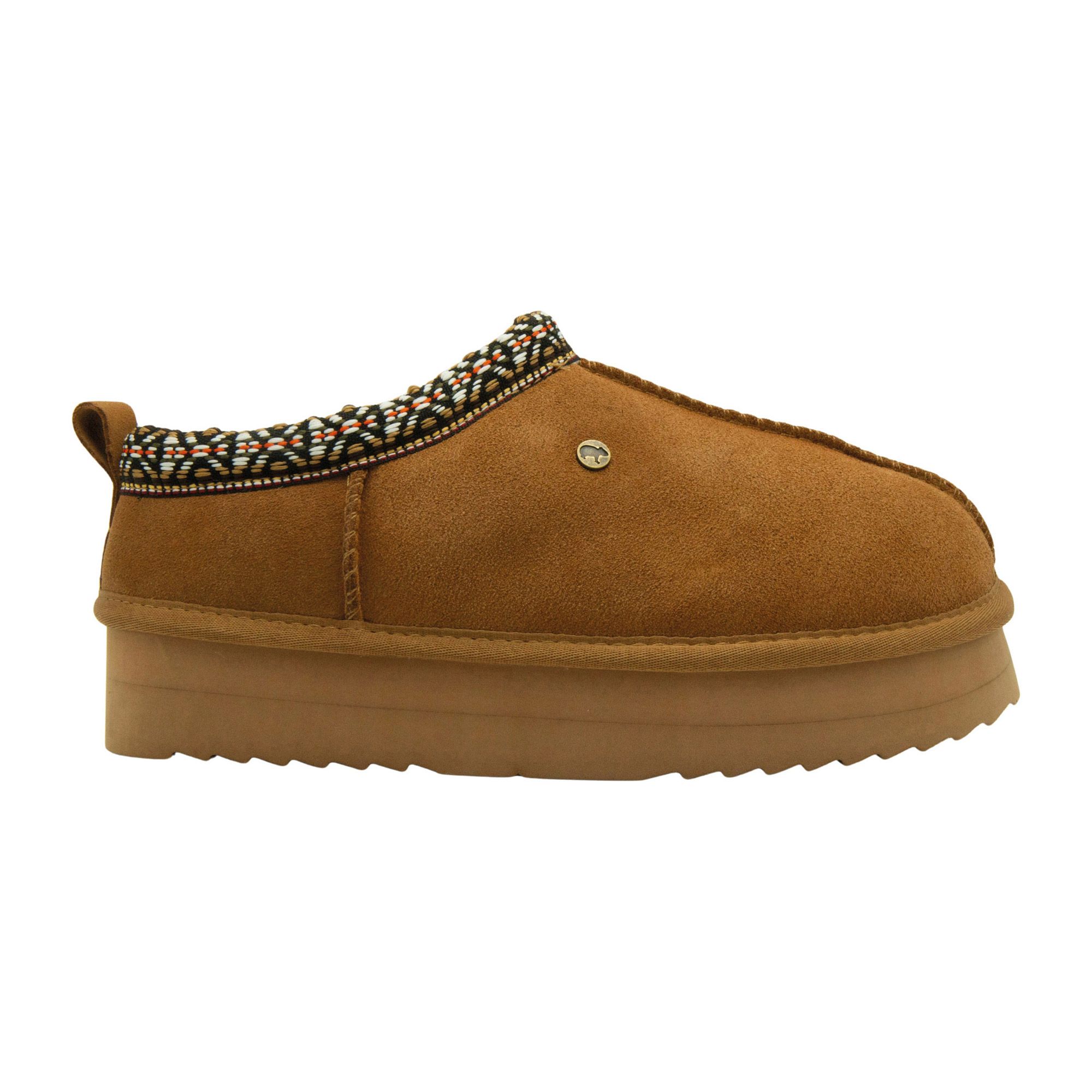 Warmbat Kynuna Plateau Tape Pantoffels Dames