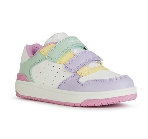 Geox Sneakers J WASHIBA GIRL B met  speciale membraan, vrijetijdsschoen, lage schoen, veterschoen