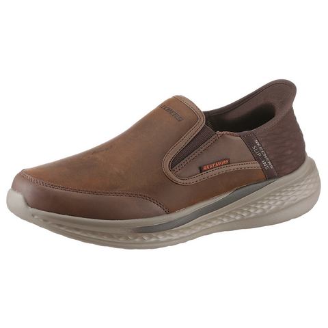 Skechers Slip-on sneakers SLADE- Slippers, vrijetijdsschoen, lage schoen met Goga Mat functie