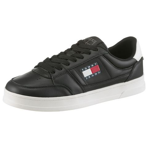 TOMMY JEANS Plateausneakers TJM THE GREENWICH NEW ESS , vrijetijdsschoen, lage schoen, veterschoen in basket-style