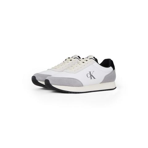 Calvin Klein Plateausneakers RETRO RUNNER ICONIC SNK freizeitschoen, veterschoen, lage schoen met zij ck-logo