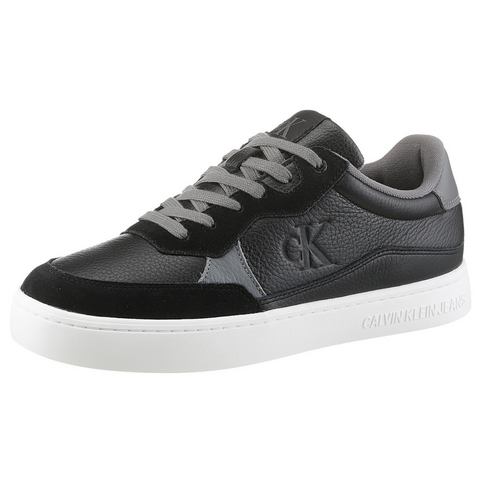 Calvin Klein Plateausneakers CLASSIC CUPSOLE MG WMM freizeitschoen, lage schoen, veterschoen met zij ck-logo