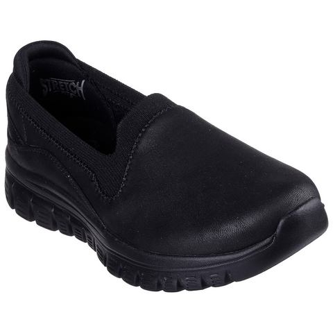 Skechers Slip-on sneakers GRACEFUL Slipper, vrijetijdsschoen, lage schoen in vegan uitvoering