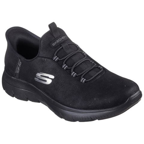 Skechers Slip-on sneakers Summits Slipper, vrijetijdsschoen, lage schoen in vegan uitvoering