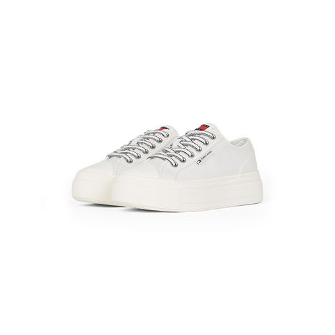 TOMMY JEANS Plateausneakers TJW FOXING VULC LC LEATHER