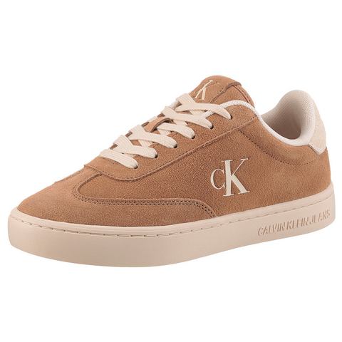 Calvin Klein Plateausneakers CLASSIC CUPSOLE LACEUP WT WM , veterschoen, vrijetijdsschoen, basket-sneaker, lage schoen met logo