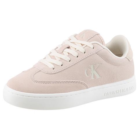 Calvin Klein Plateausneakers CLASSIC CUPSOLE LACEUP WT WM , veterschoen, vrijetijdsschoen, basket-sneaker, lage schoen met logo