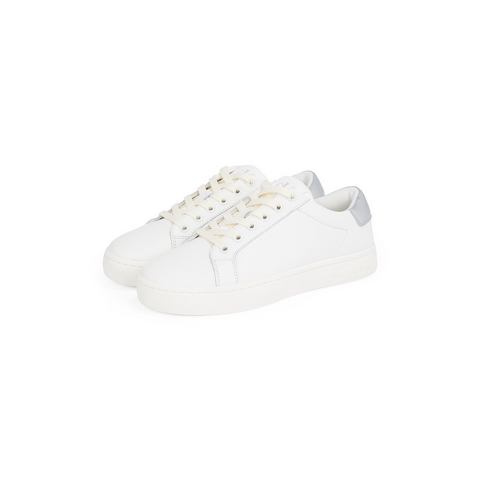 Calvin Klein Plateausneakers CLASSIC CUPSOLE LOW OHB , veterschoen, lage schoen, vrijetijdsschoen met contrast aan de hak