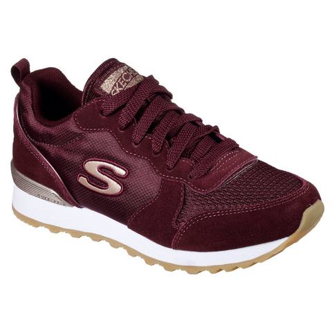 Skechers Sneakers GoldN Gurl Vrijetijdsschoen, lage schoen, veterschoen met air-cooled memory foam