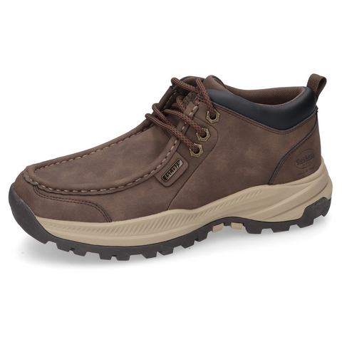 Dockers by Gerli Veterschoenen trekking laarzen, veterschoenen met modieuze mocassin-decoratieve naad