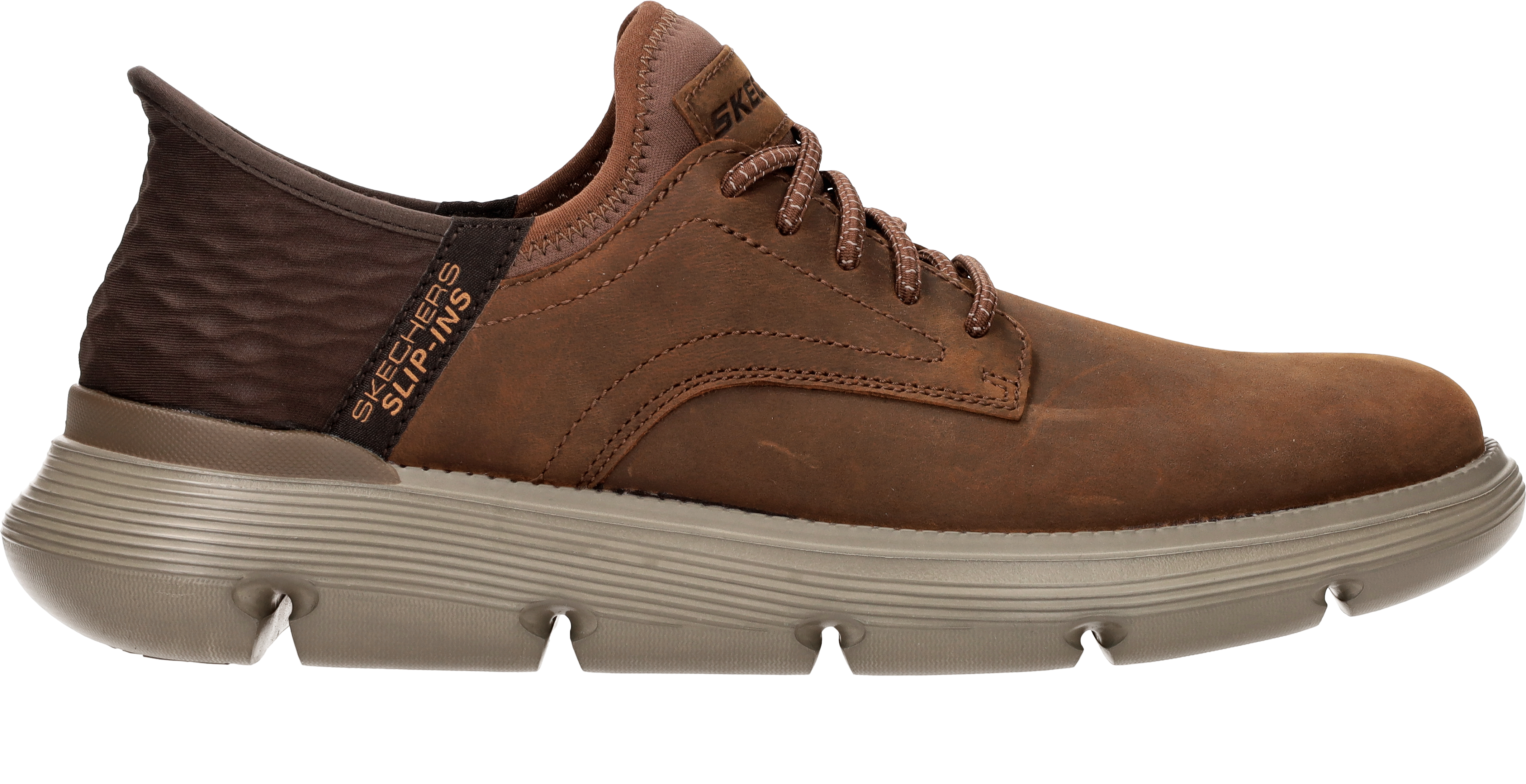 Skechers Slip-Ins Garza-Gervin Wide Heren Cognac