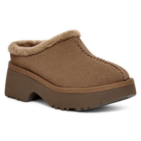 UGG Clogs NEW HEIGHTS COZY CLOG Mule, flats, pantoffel, plateau schoen met gepolsterde voetbed