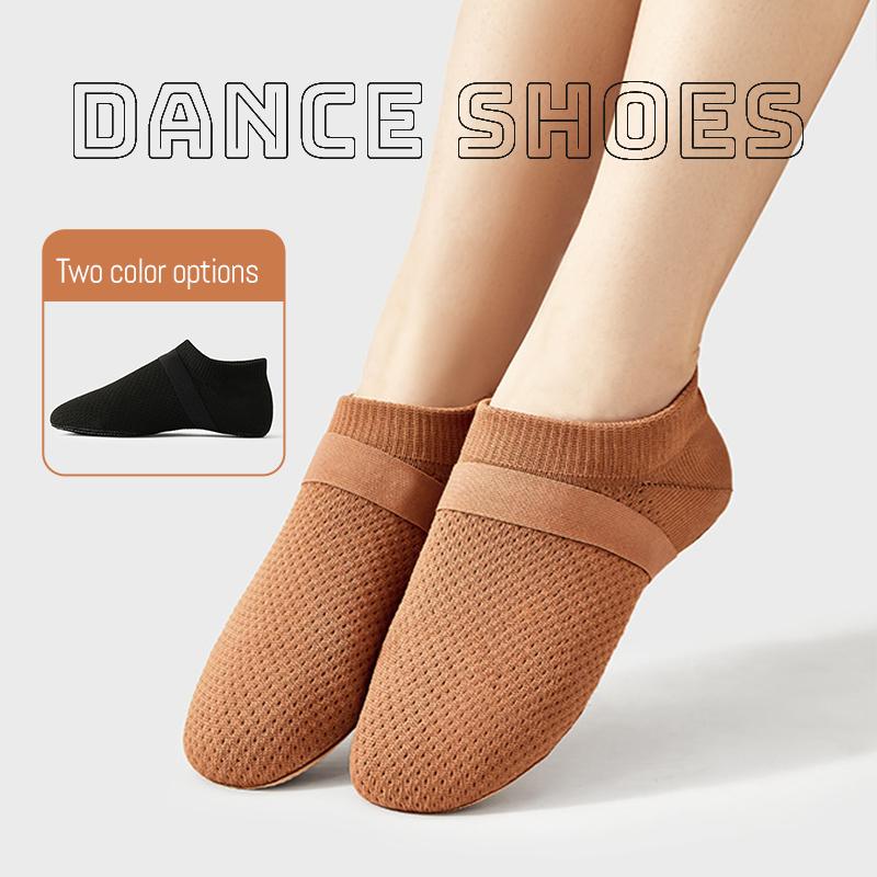 HZYshowing Dance Dames Meisjes Balletschoenen Stretch Canvas Ballet Split Sole Dans Yoga Schoenen 34 zwart