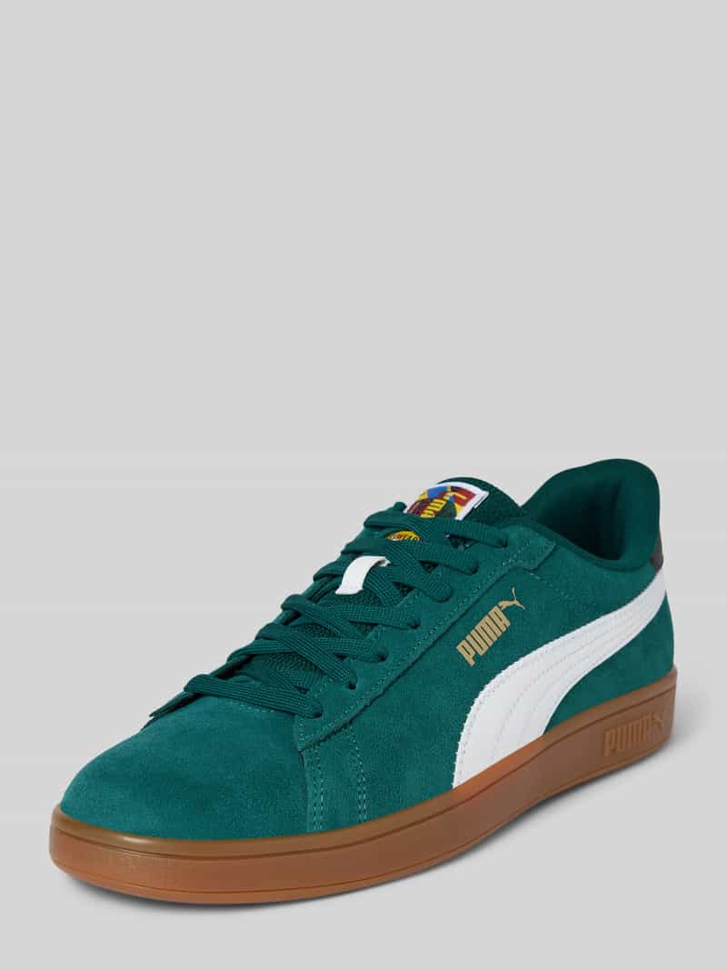 Puma Leren sneakers met labeldetails, model 'Smash 3.0'