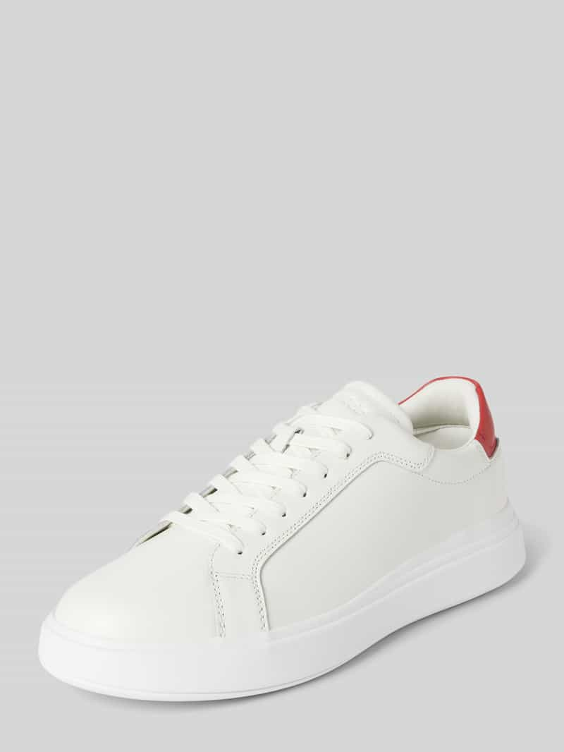 CK Calvin Klein Sneakers met vetersluiting in effen design