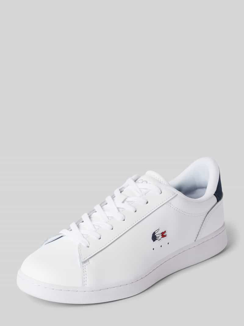 Lacoste Leren sneakers met logostitching, model 'CARNABY'