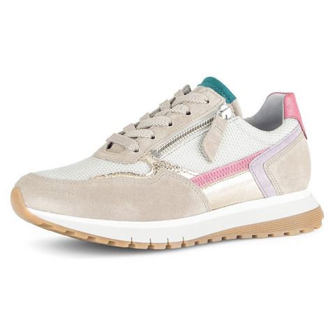 Gabor Sneakers Turijn in comfortbreedte h = zeer breed, vrijetijdsschoen, lage schoen, veterschoen