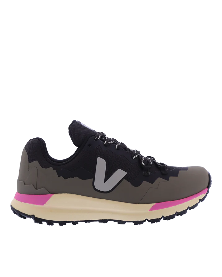 Veja Dames fits roz trek grijs/khaki