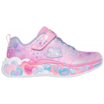 Skechers Sneakers ETERNAL HEART LIGHTS , blink,-klittenbandschoen met hart-applicatie, maat sjabloon om te downloaden