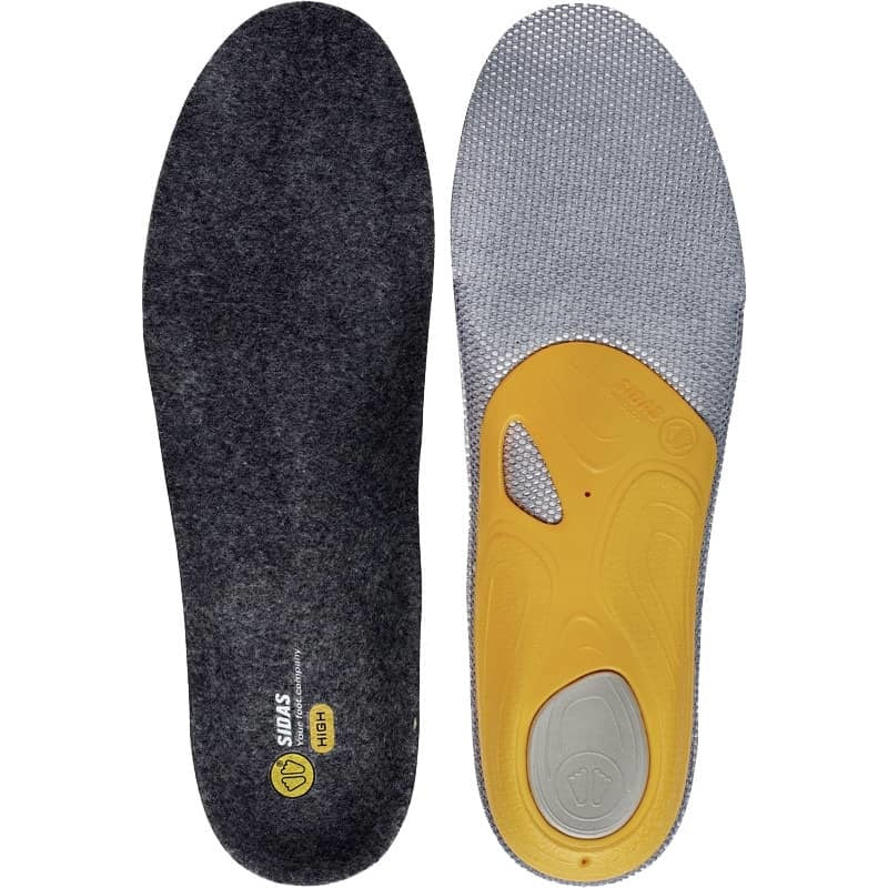 Sidas 3Feet Merino High inlegzolen voor skischoenen, 22-23