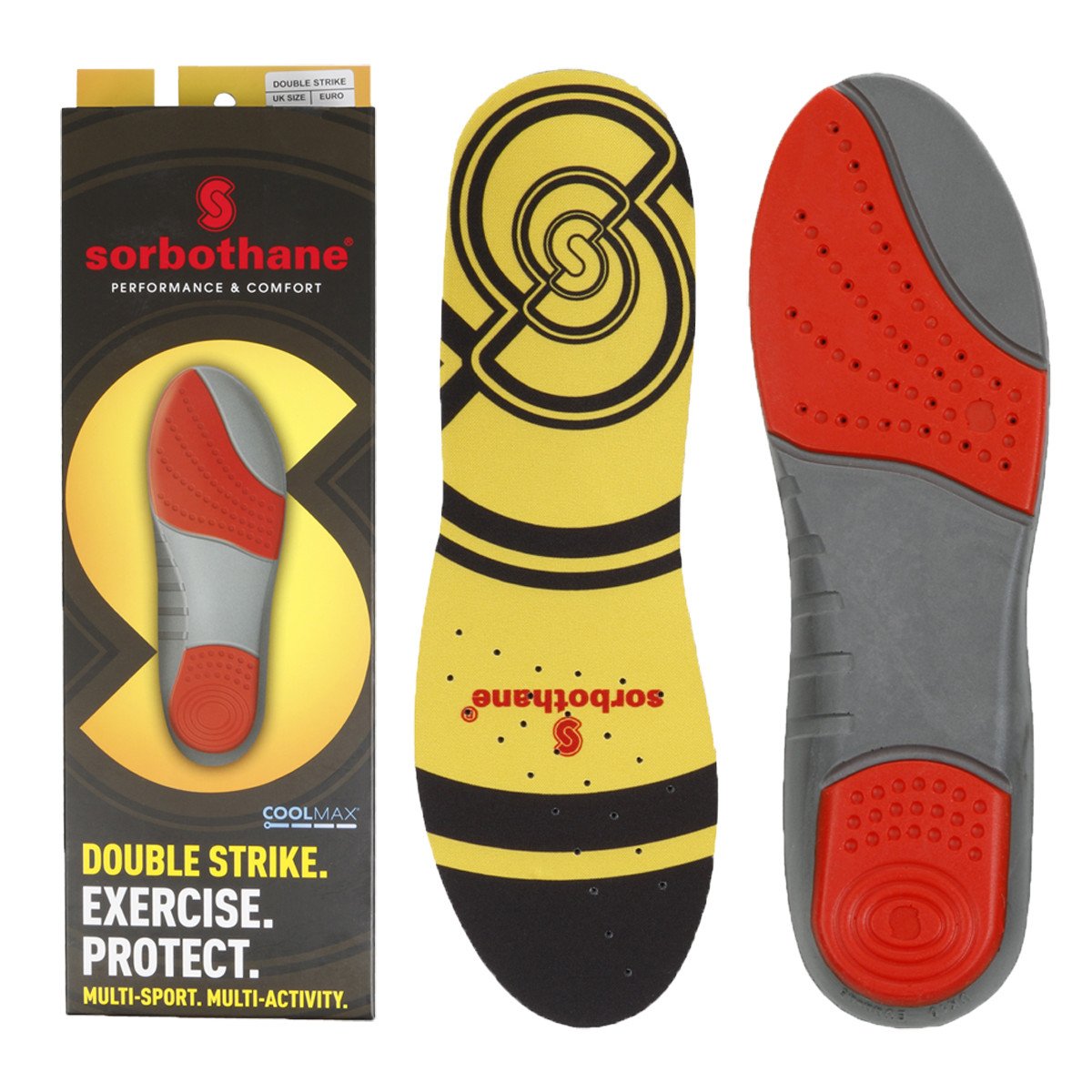 Sorbothane | Double Strike | Medium Impact | Inlegzooltjes