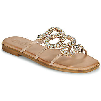Exé Shoes Slippers  543-ORO-LEATHER-NATURAL