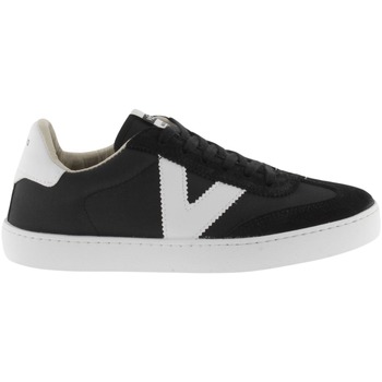 Victoria Sneakers  Baskets monochromes en berlin cuir fendu et nylon