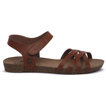 Mustang Sandalen  COGNAC