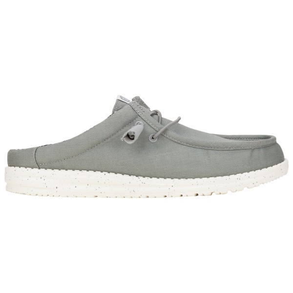 HeyDude  Wally Slip Canvas - Sandalen, grijs/wit