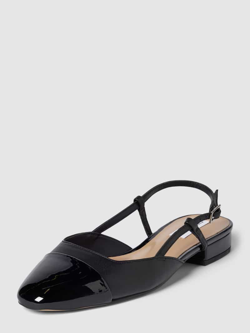 Steve Madden Ballerina's van leer met doornsluiting