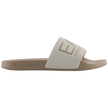 Emporio Armani EA7 Slippers  7X000108 M6086-COBLESTONE/SILVER Beige