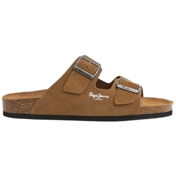 Pepe Jeans Slippers  BIO SUEDE M 860-DARK STONE BEIG Marron