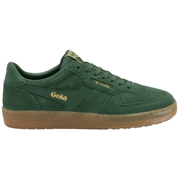 Gola Nette schoenen  HAWK SUEDE 86 NC-EVERGREEN/GUM Vert